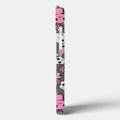 kawaii Graumuster Case-Mate iPhone Hülle (Rückseite / Links)