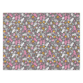 kawaii Graumuster Tischdecke (Vorderseite (Horizontal))