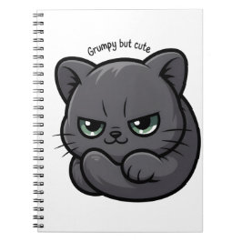 Kawaii Grumpy Cat for Notes and Doodles Notizblock
