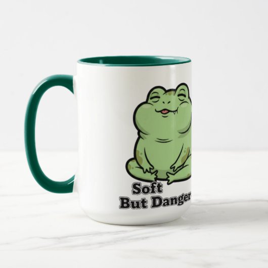 Kawaii Grumpy Frosch Tasse (Links)