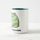 Kawaii Grumpy Frosch Tasse (Zentrum)