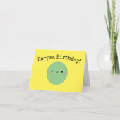 Kawaii Ha-pea Birthday | Karte (Vorderseite)