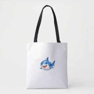 Kawaii-Hai Swimming Freut sich in einem wunderlich Tasche
