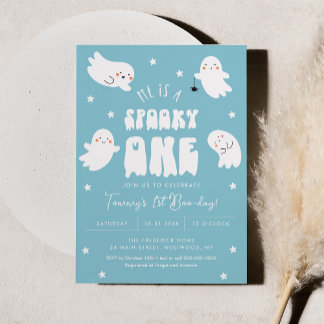 Kawaii Halloween 1. Boo-Day Birthday Boy Girl Einladung