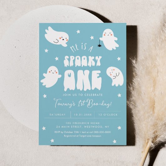 Kawaii Halloween 1. Boo-Day Birthday Boy Girl Einladung