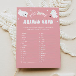 Kawaii Halloween Baby Baby Shooting Game Card Einladung