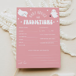 Kawaii Halloween Baby Shower Advice & Predictions Einladung