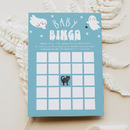 Kawaii Halloween Baby Shower Bingo Game Card Einladung