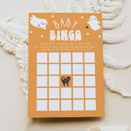 Kawaii Halloween Baby Shower Bingo Game Card Einladung