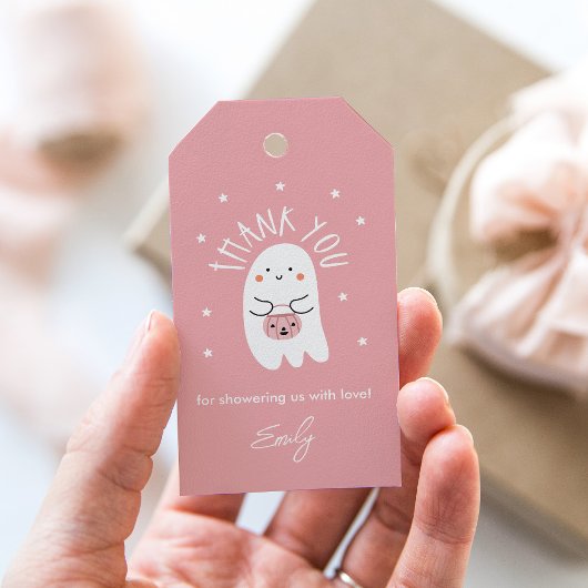 Kawaii Halloween Baby Shower Favor Tag Geschenkanhänger