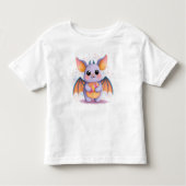 Kawaii Halloween Bat T - Shirt (Vorderseite)
