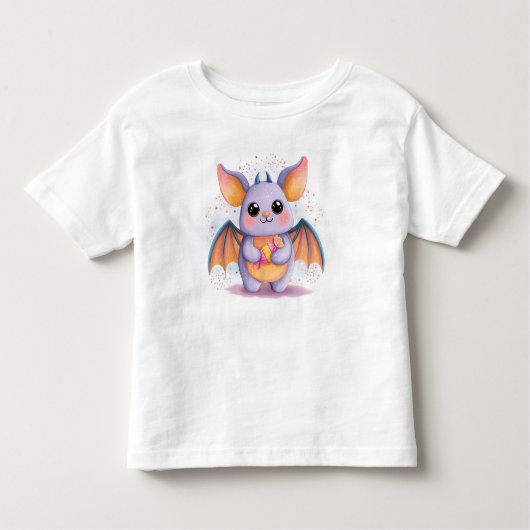 Kawaii Halloween Bat T - Shirt (Vorderseite)