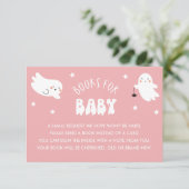 Kawaii Halloween Bücher für Babyanfragen Begleitkarte (Stehend Vorderseite)