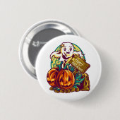 Kawaii halloween button (Vorne & Hinten)