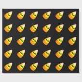 Kawaii Halloween Candy Corn Geschenkpapier (Flach)