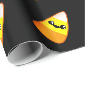 Kawaii Halloween Candy Corn Geschenkpapier (Rolleneckpunkt)