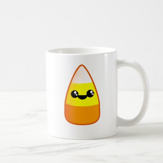 Kawaii Halloween Candy Corn Kaffeetasse (Rechts)