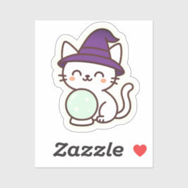 Kawaii Halloween Cat - Magische und Adorable Spook Aufkleber