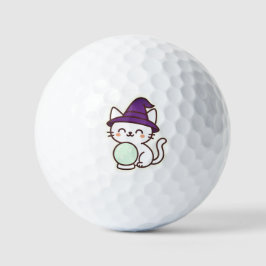Kawaii Halloween Cat - Magische und Adorable Spook Golfball