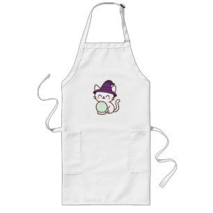 Kawaii Halloween Cat - Magische und Adorable Spook Lange Schürze