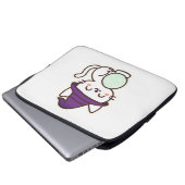 Kawaii Halloween Cat - Magische und Adorable Spook Laptopschutzhülle (Vorne Knopf)