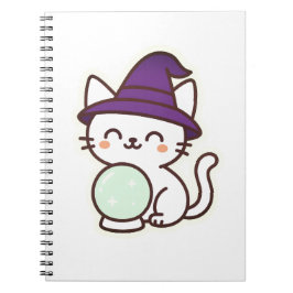 Kawaii Halloween Cat - Magische und Adorable Spook Notizblock