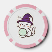 Kawaii Halloween Cat - Magische und Adorable Spook Pokerchips (Rückseite)