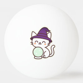 Kawaii Halloween Cat - Magische und Adorable Spook Tischtennisball