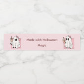 Kawaii Halloween Food & Beverage Labels Wasserflaschenetikett (Einzelnes Label)