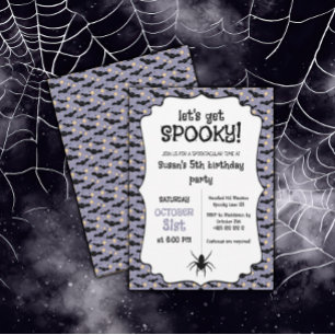 Kawaii Halloween Geburtstagsparty Einladung