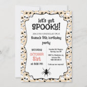 Kawaii Halloween Geburtstagsparty Einladung (Vorderseite)