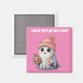 Kawaii Halloween-Geistermagnet Magnet (Vorderseite/Rückseite)