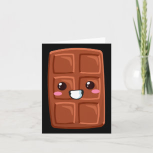 Kawaii Halloween Group Kostüm Party S'mores Choco Karte