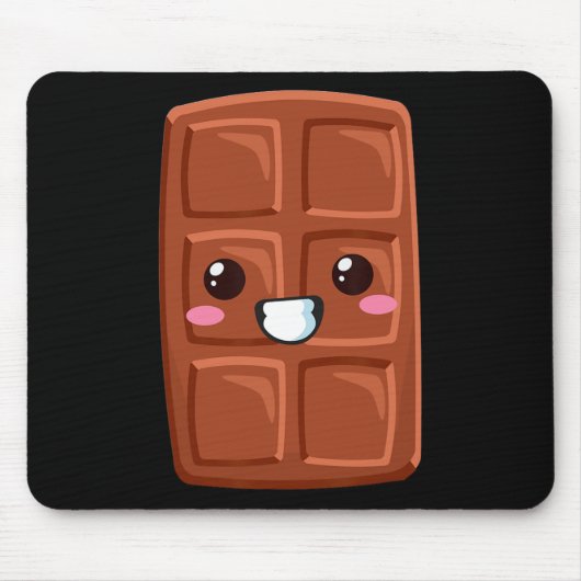 Kawaii Halloween Group Kostüm Party S'mores Choco Mousepad (Vorne)