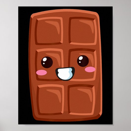 Kawaii Halloween Group Kostüm Party S'mores Choco Poster (Vorne)
