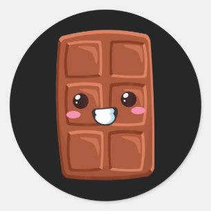 Kawaii Halloween Group Kostüm Party S'mores Choco Runder Aufkleber