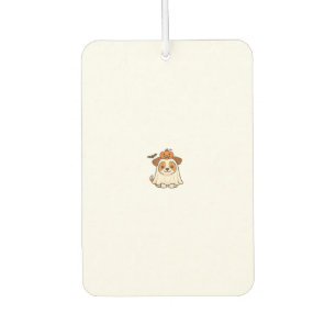 Kawaii Halloween Hund � Kürbis Geist Welpe Sticker Autolufterfrischer
