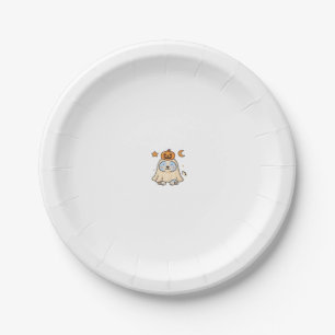 Kawaii Halloween Hund � Kürbis Geist Welpe Sticker Pappteller