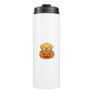 Kawaii Halloween Hund � Kürbis Welpe Sticker Boxy  Thermosbecher