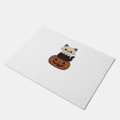 Kawaii Halloween Katze und Kürbisklassischer T - S Fußmatte (Schrägansicht)