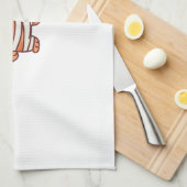 Kawaii Halloween Mummy Cat with Sword Classic T-Sh Geschirrtuch (Viertel Falte)