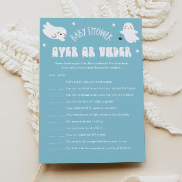 Kawaii Halloween Oben oder unter dem Baby Showspie Einladung