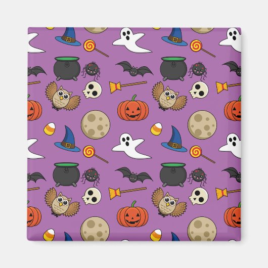 Kawaii Halloween Pack Magnet (Vorne)
