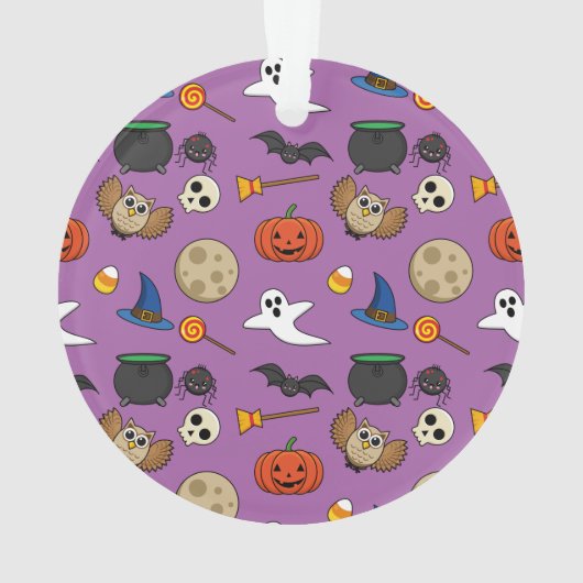 Kawaii Halloween Pack Ornament (Rückseite)