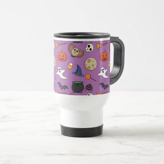 Kawaii Halloween Pack Reisebecher (VorderseiteRechts)