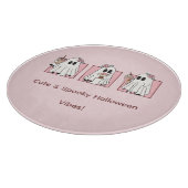 Kawaii Halloween Pink Cutting Board Schneidebrett (Ecke)