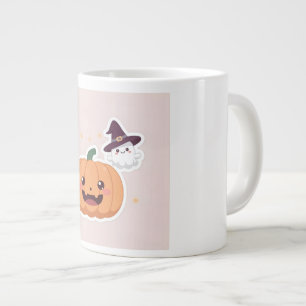 Kawaii Halloween Pumpkin Jumbo-Tasse