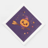 Kawaii Halloween Pumpkin Napkin Serviette (Ecke)