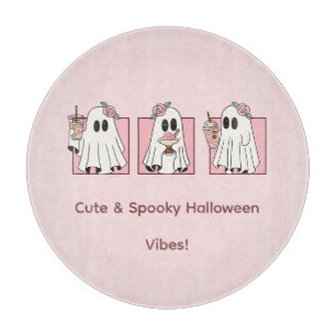 Kawaii Halloween rosa Schneidbrett Schneidebrett