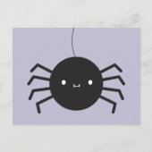 Kawaii Halloween Spider Postkarte (Vorderseite)